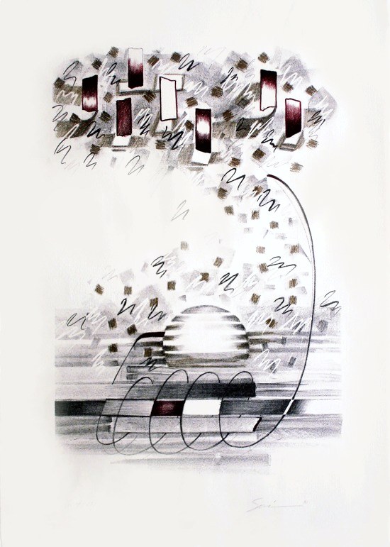 Plate 4 from Shrimad Bhagavata, by Susana Sori, image copyright 2013 Susana Sori