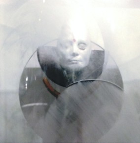 Close-up of Awareness, one of three pieces of The Unseen Guide by Susana Sor�, a free standing sculptural installation completed in 2013 and last exhibited at The Tomas Center Gallery in Gainesville in 2013. Fine Art by Sor�. Image copyright 2013 by Susana Sori